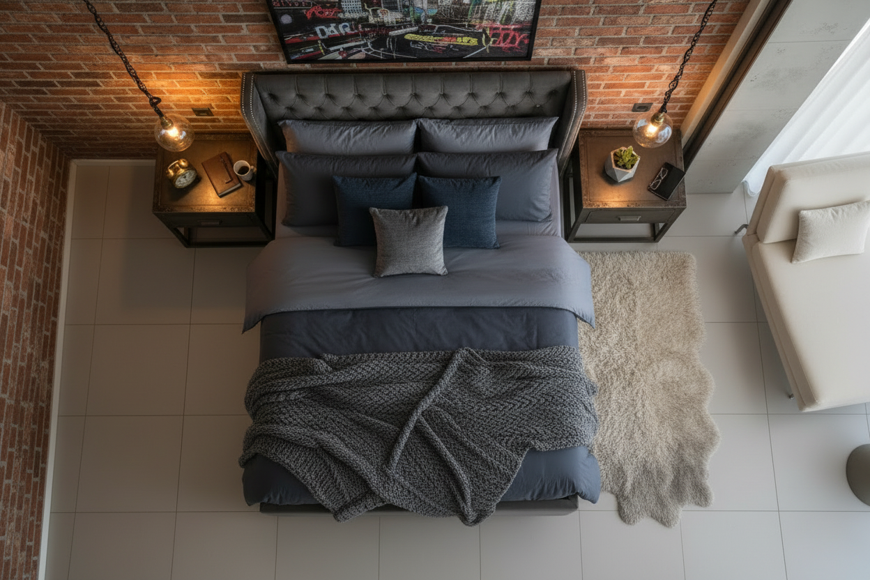Victorian Bed Top View