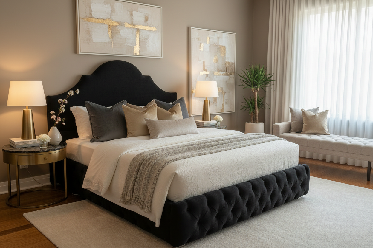 Whimsy Bed - Black