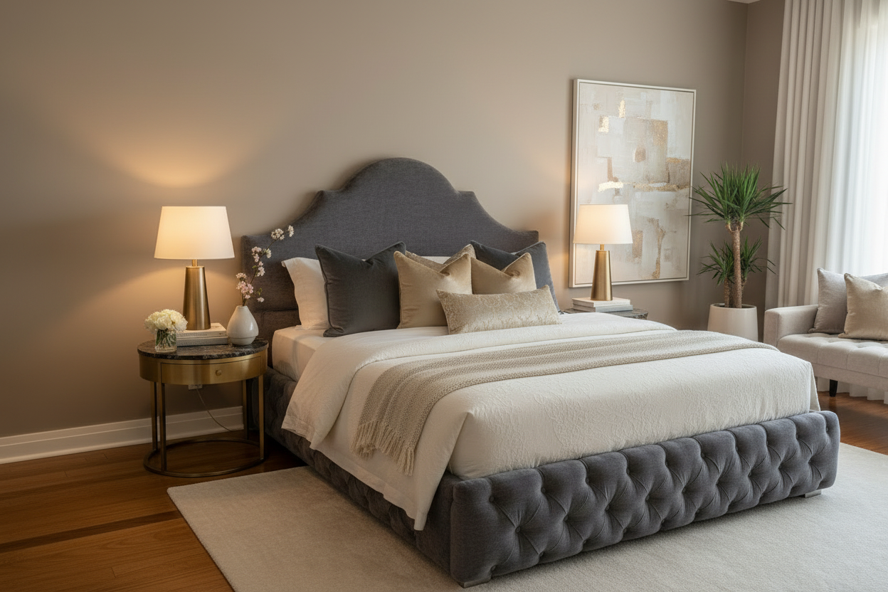 Whimsy Bed - Charcoal Gray