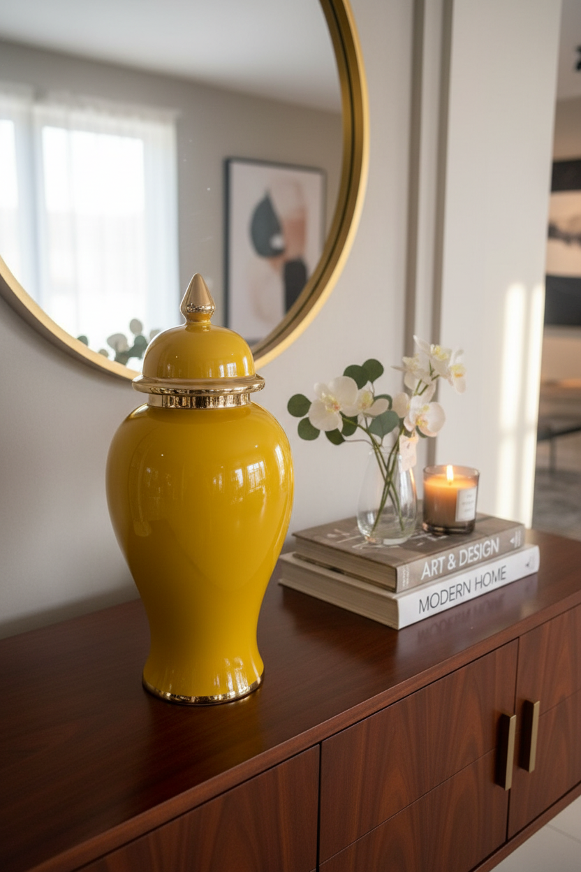 Yellow Ginger Jar Lifestyle