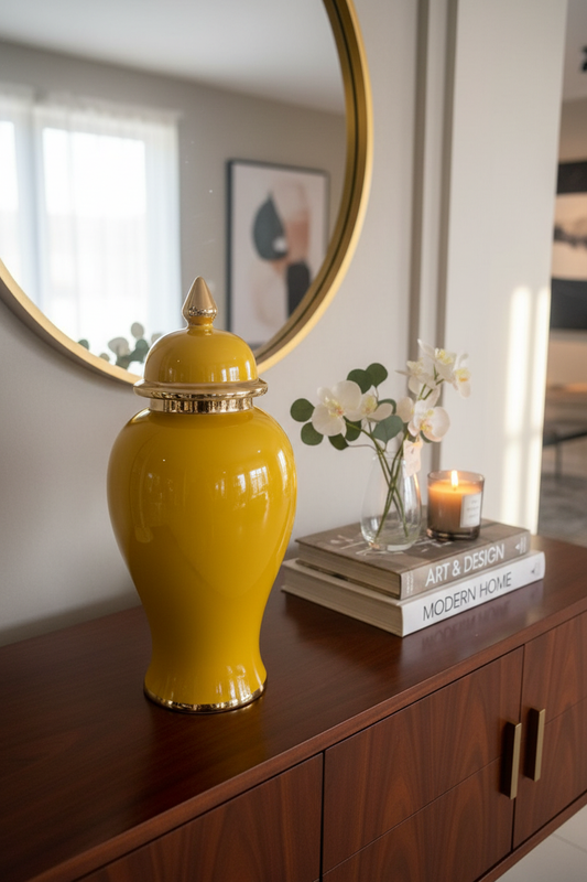 Yellow Ginger Jar Lifestyle