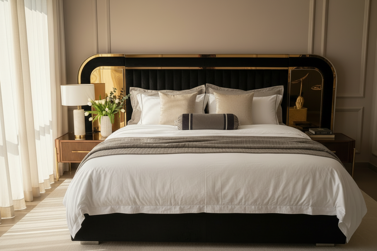 Zebranom Bed - Black